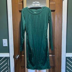 Sonoma Green Bodycon Maternity Dress